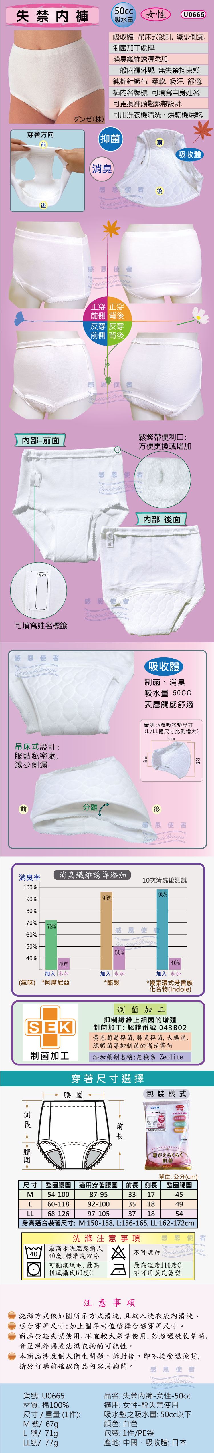 日華國際~感恩使者 # 成人失禁內褲 女用三角褲-吸尿內褲 尿用內褲 防漏吸水褲 吸尿護墊 膀胱失禁 夜尿 頻尿 漏尿 老人銀髮族